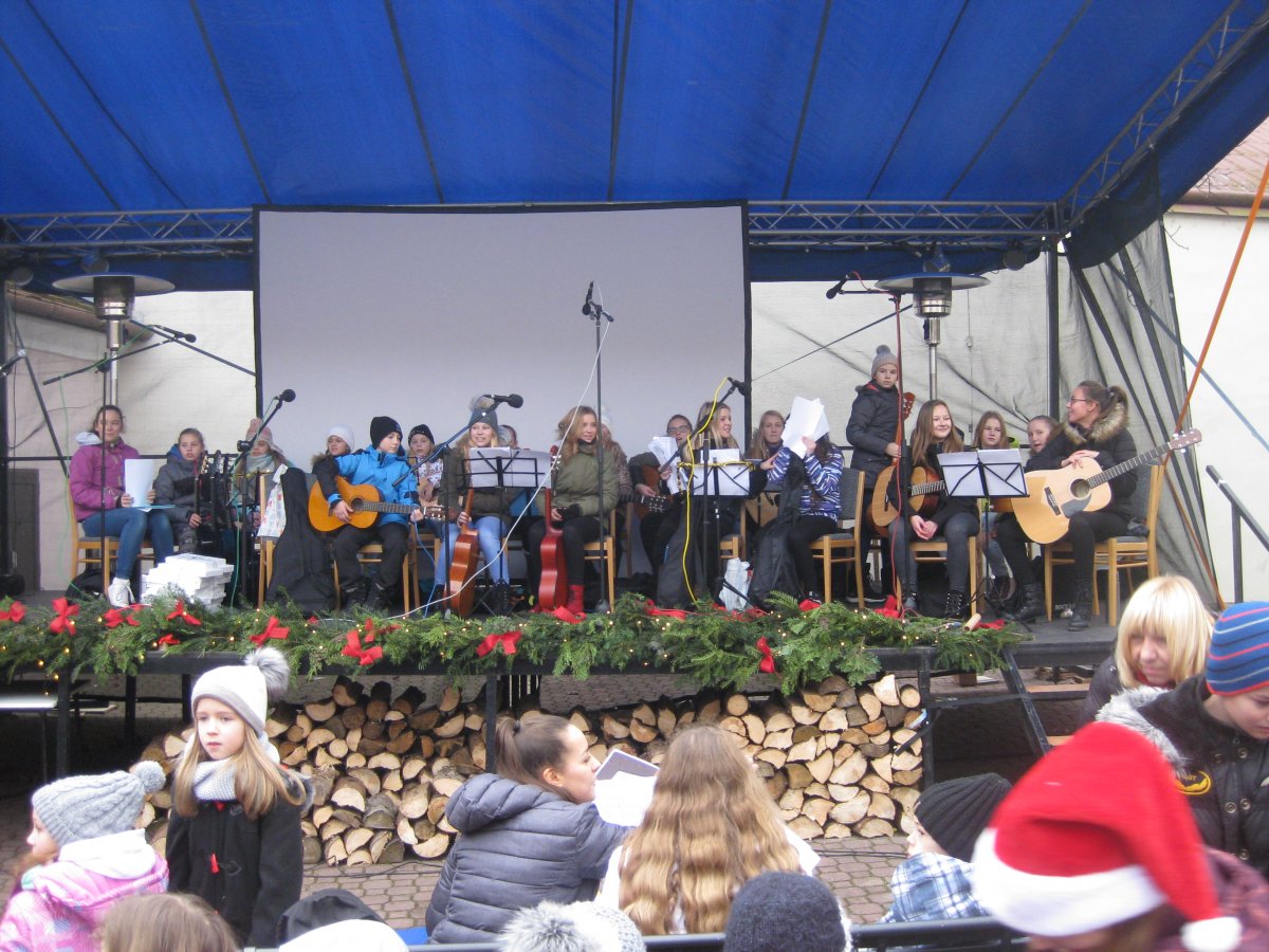 Vánoční vystoupení na radnici